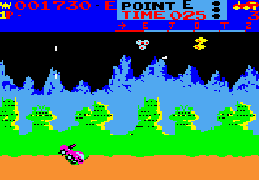 Moon Patrol & Spy Hunter (U) [C][!] - screen 1