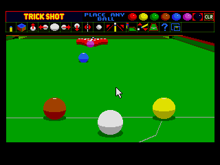 Jimmy White's Whirlwind Snooker (E) [c][!] - screen 1