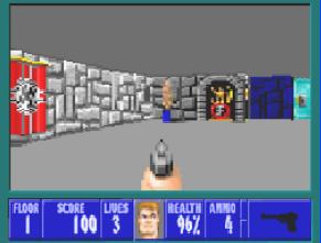 Wolfenstein 3D (E) [1045] - screen 1