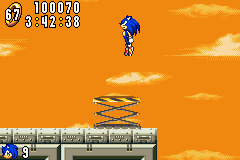 Sonic Advance (U) [0290] - screen 3