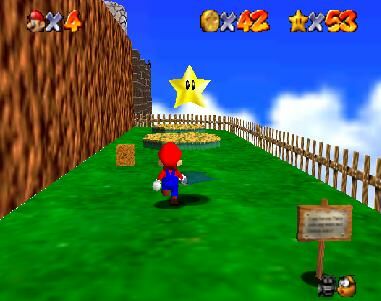 Super Mario 64 (E) (M3) [!] - screen 3