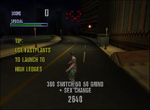 Tony Hawk's Pro Skater (E) [!] - screen 2