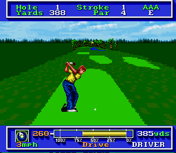 PGA Tour Golf (E) - screen 1