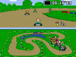 Super Mario Kart (E) [!] - screen 1