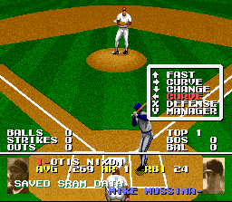 Tecmo Super Baseball (J) - screen 1