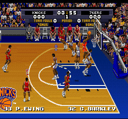 Tecmo Super NBA Basketball (E) [!] - screen 1