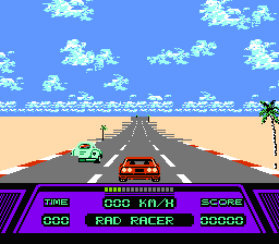 Rad Racer (E) - screen 1