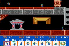 Lemmings & Oh No! More Lemmings (U) [C][!] - screen 1