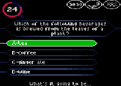 Who Wants to Be a Millionaire - 2nd Edition (U) [C][!] - screen 1