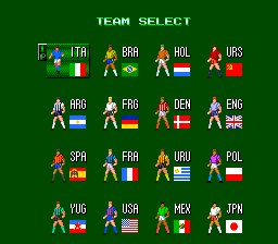 Formation Soccer - Human Cup '90 (J) - screen 2