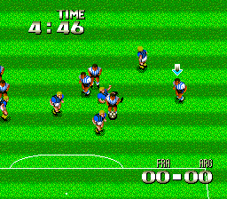 Formation Soccer - Human Cup '90 (J) - screen 1