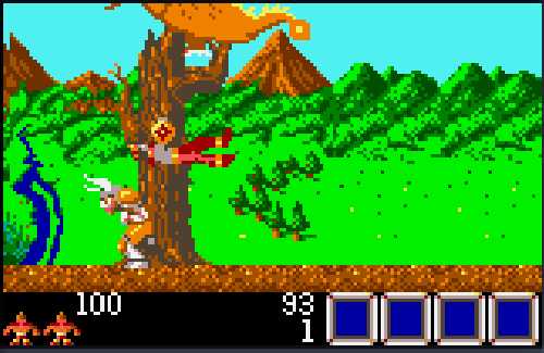 Rygar - Legendary Warrior (1990) - screen 1