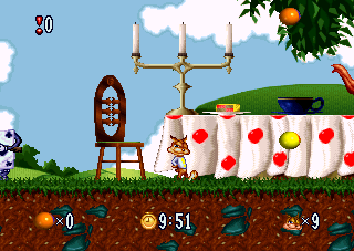 Bubsy - Fractured Furry Tails (1994) - screen 2