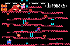 Classic NES Series - Donkey Kong (U) [1521] - screen 1