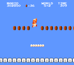 Super Mario Bros. (E) - screen 1