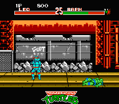 Teenage Mutant Ninja Turtles - Tournament Fighters (U) - screen 1