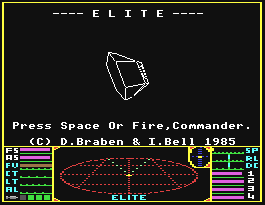 Elite - screen 1