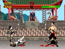 Mortal Kombat (rev 1.0 08/08/92) - screen 1