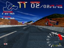 Ridge Racer (Rev. RR1, Japan) - screen 2