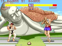 Street Fighter II - The World Warrior (US 910214) - screen 1