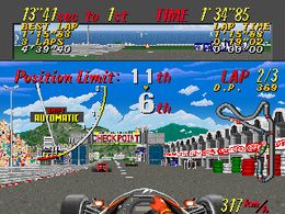 Super Monaco GP (set 3, US, Rev B? FD1094 317-0125a) - screen 1