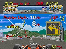 Super Monaco GP (set 7, World, Rev B, 'Twin', FD1094 317-0126a) - screen 3