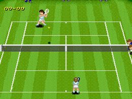 Super Tennis (Nintendo Super System) - screen 1