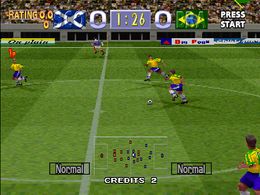 Tecmo World Cup Millenium (JAPAN) - screen 1