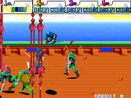 Teenage Mutant Ninja Turtles - Turtles in Time (US 4 Players ver. UAA) - screen 2