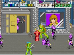 Teenage Mutant Ninja Turtles (US 4 Players, set 1) - screen 1