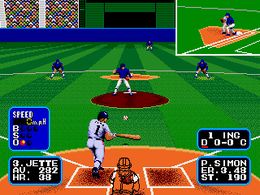 Tommy Lasorda Baseball (Mega-Tech) - screen 1