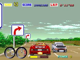 Turbo Out Run (set 2, upright, FD1094 317-unknown) - screen 1