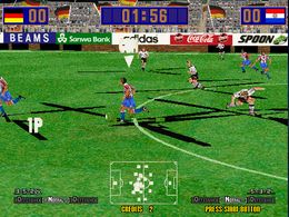 Virtua Striker 2 '99 - screen 1