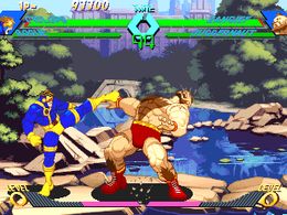 X-Men Vs. Street Fighter (US 961023) - screen 1