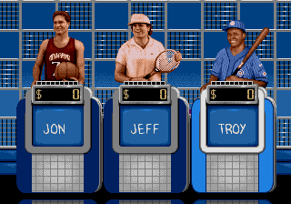 Jeopardy! Sports Edition (U) [!] - screen 1