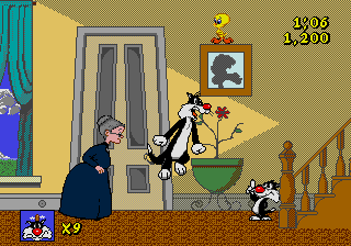Sylvester & Tweety in Cagey Capers (W) [!] - screen 1