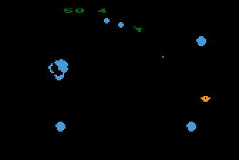 Asteroids - screen 1