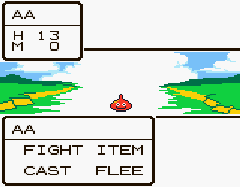 Dragon Warrior I & II (U) [C][!] - screen 1