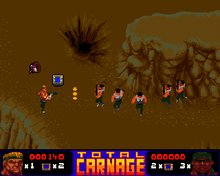 Total Carnage - screen 1