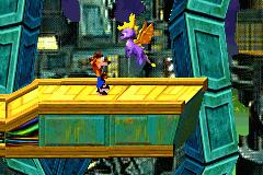 2 in 1 - Crash Bandicoot Purple - Ripto's Revenge and Spyro Orange - The Cortex Conspiracy (U) [2420] - screen 2
