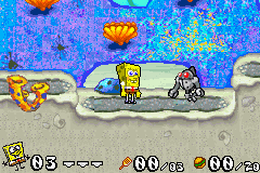 2-in-1 - SpongeBob Squarepants Battle for Bikini Bottom and Nicktoons Freeze Frame Frenzy (U) [2570] - screen 1