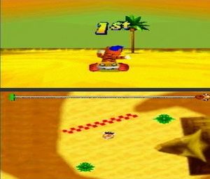 Diddy Kong Racing DS (U) [0836] - screen 1