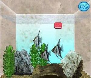 Kokoro ga Uruou Birei Aquarium DS - Tetra - Guppy - Angelfish (J) [0975] - screen 1