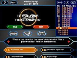 Who Wants To Be A Millionaire - screen 1