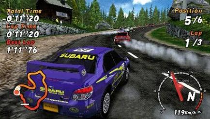Sega Rally - screen 1