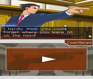 Phoenix Wright: Ace Attorney - Trials and Tribulations (E) [2734] - screen 2