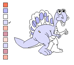 Color A Dinosaur (U) - screen 2