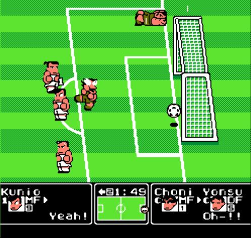Kunio Kun no Nekketsu Soccer League (J) - screen 1