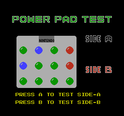 NES PowerPad Test Cart (U) [!] - screen 2