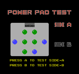 NES PowerPad Test Cart (U) [!] - screen 1